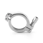 Sanitary Stainless Steel SS304 SS316 13EU Safety Type Double Pin Tri Clamp