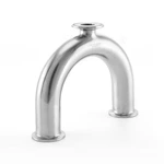 Stainless Steel Sanitary Tri-Clamp End U Type Tee