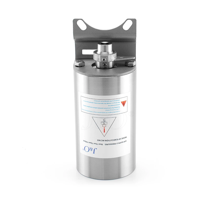 Stainless Steel Pneumatic Actuator Single Acting Double Acting Single Bracket For Sanitary Butterfly Valve