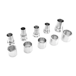 Stainless Steel SS304 SS316L Hydraulic Fitting Sleeve Coupling Hose Rubber Adapter